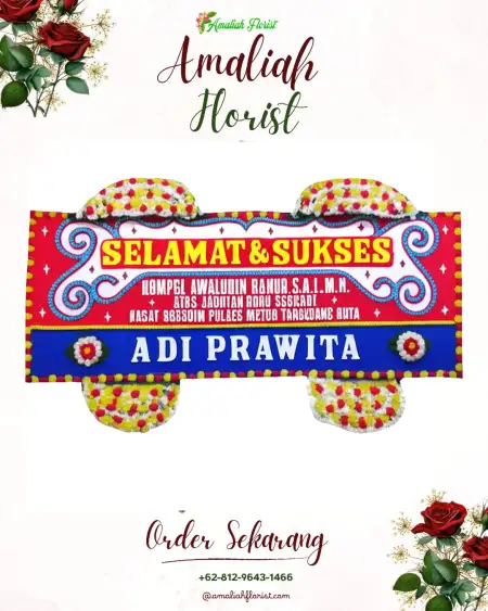 Papan Bunga Ucapan Selamat Cilegong